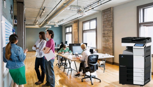 慶祝和承信息給服裝企業成功安裝柯尼卡美能達C284e彩色復印機