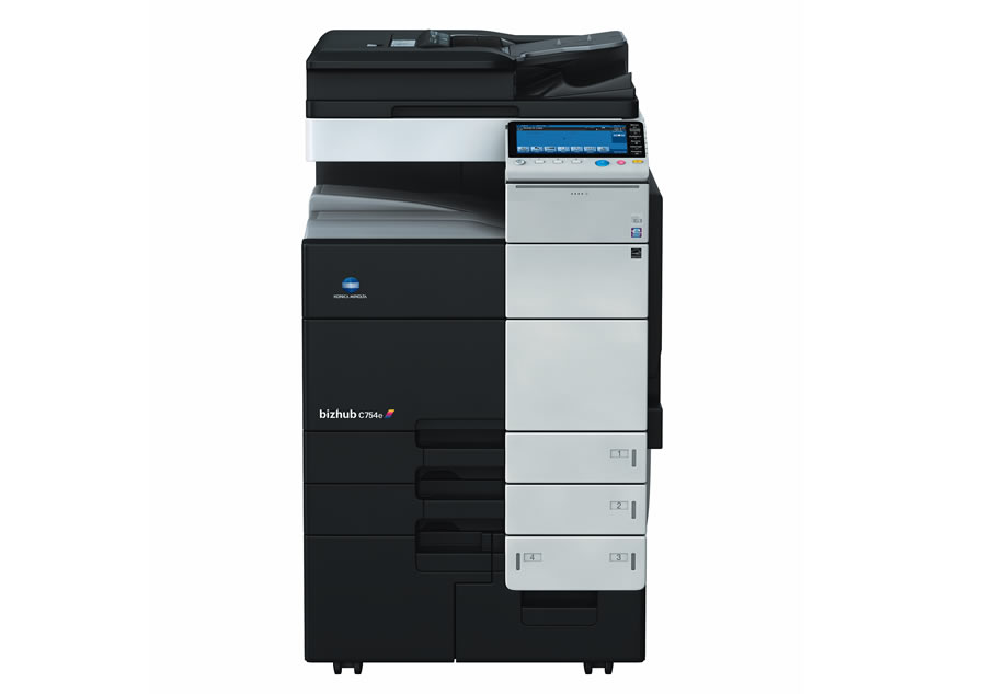 信息技術企業訂購的柯尼卡美能達C754e復印機-科頤辦公分享
