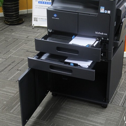 柯尼卡美能達(dá)306雙紙盒+紙柜+文稿臺(tái)-科頤辦公