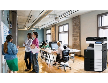 慶祝和承信息給服裝企業成功安裝柯尼卡美能達C284e彩色復印機